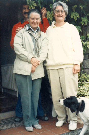 1987 A visit from Janice & Mimmo