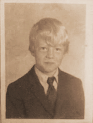 Bruce Kinzinger as a boy