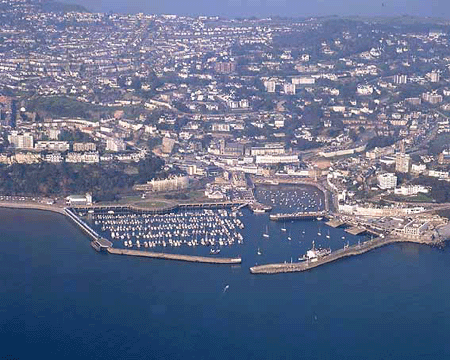 Aerial view of Torquay - courtesy Mike Insall