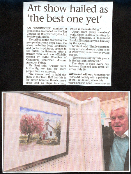 From the Hythe Herald July 2011