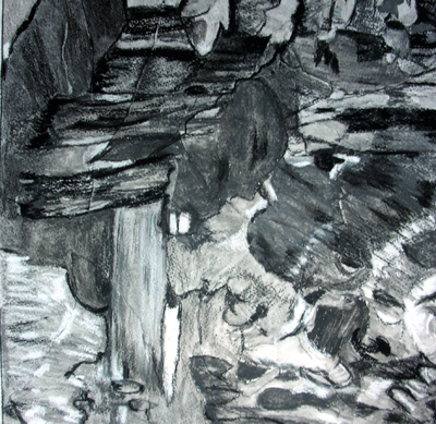 Charcoal Abstract by Janice  ©