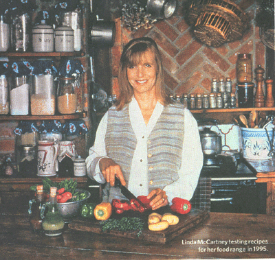 A modern day Vegetarian - Linda McCartney