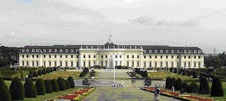Ludwigsburg Castle where the portrait hangs