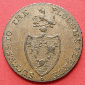 Suffolk Halfpenny token 1790's