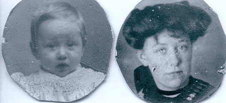 Possibly Beryl Hargreaves as a baby and Elizabeth
