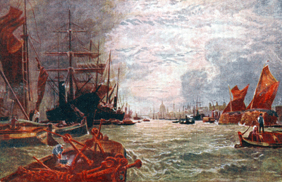 Thames Barges 1800's