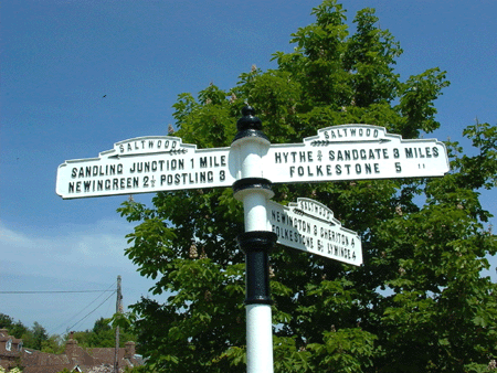 Saltwood - Pointing the way!