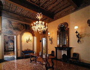 Interior of the Milan house